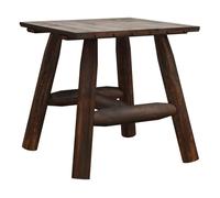 Vidaxl mesa auxiliar madera maciza abeto 49x49x50 cm