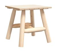 Vidaxl mesa auxiliar madera maciza abeto 49x49x50 cm