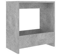 vidaXL Mesa Auxiliar Muebles Mobiliario Sofá Café Centro Salón Sala de Estar Libros Estante Estable Decoración Contrachapada Gris Hormigón 50x26x50cm