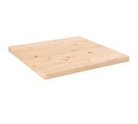 vidaXL Tablero de Mesa Cuadrado Madera Maciza de Pino 60x60x2,5 cm