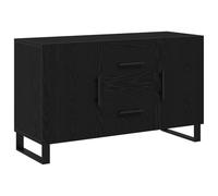vidaXL Aparador de Madera de ingeniería Roble Negro 100x36x60 cm