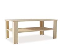 vidaXL Mesa Centro 100x59x42 cm Madera Roble Mesita Mesilla Mueble Auxiliar