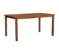 vidaXL Mesa de jardín madera maciza de acacia 150x90x74 cm