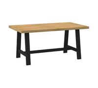 vidaXL Mesa Comedor NOAIN Patas Forma A Madera Maciza Pino 160x90x75cm