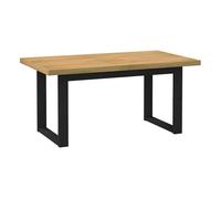Vidaxl mesa comedor noain patas forma u madera maciza pino 160x90x75cm