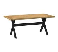 vidaxl Mesa comedor NOAIN patas forma X madera maciza pino 180x90x75cm