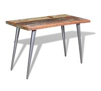 Mesa De Comedor Madera Maciza Reciclada 120x60x76 Cm Vidaxl