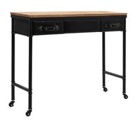 vidaXL Mesa Consola 100x33,5x80 cm Abeto Mueble Comedor Salón Centro Auxiliar