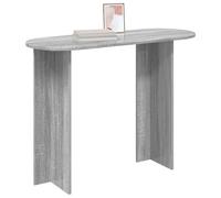 vidaXL Mesa Consola con Almacenamiento Gris Sonoma 100 x 39,5 x 75 cm, Mesa Consola Moderna para Sala, Minimalista, Entrada o Pasillo, ¡Organiza tu hogar