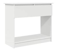 vidaXL Mesa Consola con cajones Blanca 85,5x38,5x74,5 cm, Mesa de recibidor, Mesa Consola de Pasillo, Mesa de Pasillo, Mesa de Pasillo