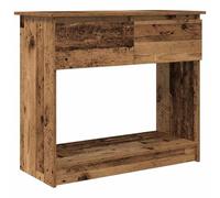 vidaXL Mesa Consola con cajones Madera Vieja 85,5x38,5x74,5 cm, Mesa de recibidor, Mesa Consola de Pasillo, Mesa de Pasillo, Mesa de Pasillo
