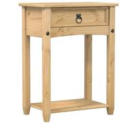 vidaXL Mesa Consola Corona Madera Maciza de Pino 55x35x73 cm, Consola, Mesa de sofá, Mesa Auxiliar, mesita de sofá, Mesa de Pasillo, Mesa de recibidor