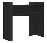 vidaXL Mesa Consola de Madera de ingeniería Negra 100x35x90 cm, Consola, Mesa de recibidor, mesita Consola de Pasillo, Mesa de sofá, Mesa de Pasillo