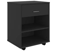 vidaXL Mesa Consola Entrada Acento Pasillo Vestíbulo Recibidor Auxiliar Decoración Hogar Casa Escritorio de Aglomerado Blanco Brillante 78x30x80 cm