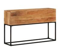 vidaXL Mesa Consola Entrada Acento Pasillo Vestíbulo Recibidor Auxiliar Decoración Hogar Casa Escritorio 120x30x75 cm Madera Maciza de Acacia