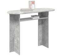 vidaXL Mesa Consola Gris Hormigón 100 x 39,5 x 75 cm, Mesa de Acento, Mueble Moderno para Sala y Pasillo, Almacenamiento Minimalista ahorrador de Espacio