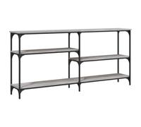 Mesa Consola Madera De Ingeniería Gris Sonoma 160x29x75 Cm Vidaxl