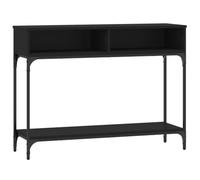 vidaXL Mesa Consola Madera de ingeniería Negra 100x30,5x75 cm
