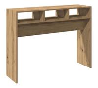 vidaXL Mesa Consola Madera de ingeniería Roble Artesanal 105x30x80 cm
