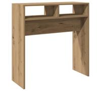 vidaXL Mesa Consola Madera de ingeniería Roble Artesanal 78x30x80 cm, Consola, Mesa de recibidor, Mesa de Pasillo, Mesa de sofá, Mesa de Entrada