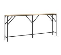 vidaXL Mesa Consola, Mesa de Sofá, Mesita Auxiliar, Mesa Decorativa para Salón Pasillo Recibidor Entrada, Madera de Ingeniería Roble Sonoma