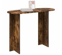 vidaXL Mesa Consola Roble Ahumado 100 x 39,5 x 75 cm, Mesa Consola Moderna para Sala, Minimalista, Entrada o Pasillo, ¡Organiza tu hogar
