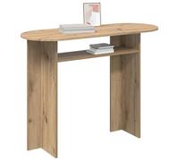 vidaXL Mesa Consola Roble Artesanal 100 x 39,5 x 75 cm, Mesa de Acento, Mueble Moderno para Sala y Pasillo, Almacenamiento Minimalista ahorrador de Espacio