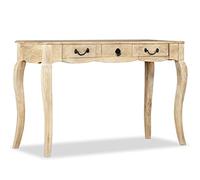 vidaXL Mesa Consola Vintage 120x50x80 cm Mesita Entrada Madera Maciza de Mango