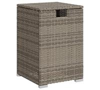 Mesa Cubierta Para Bombona De Propano Ratán Gris 40x40x60 Cm Vidaxl