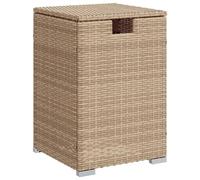 Mesa Cubierta Para Bombona De Propano Ratán Beige 40x40x60 Cm Vidaxl