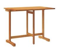 vidaXL Mesa de Balcón Plegable de Madera Maciza de Acacia 90x60x72 cm, Ideal para Patio, Picnic y al Aire Libre