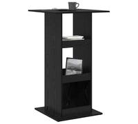 vidaXL Mesa de Bar 60 x 60 x 100 cm Madera de ingeniería Roble Negro | Estilo elegante y moderno que aporta un toque actual a cualquier lugar, Acomoda hasta 4 personas sin problema,