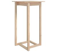 vidaXL Mesa de bar 60 x 60 x 110 cm madera maciza de pino