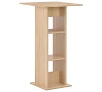 Mesa De Bar Color Roble 60x60x110 Cm Vidaxl