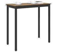 vidaXL Mesa de Barra de pie Madera de ingeniería Rectangular