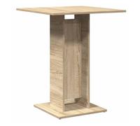Vidaxl mesa de bistró contrachapada color roble sonoma 60x60x75 cm
