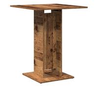 vidaXL Mesa de bistró de Madera de ingeniería Envejecida 60x60x75 cm, Comedor, Cóctel, Centro, Café