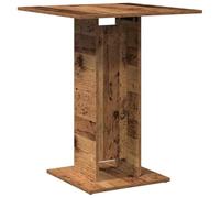 vidaXL Mesa de bistró de Madera de ingeniería Envejecida 60x60x75 cm, Comedor, Cóctel, Centro, Café