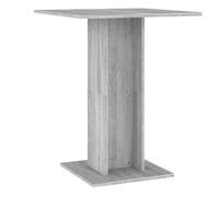 Vidaxl mesa de bistró madera contrachapada gris sonoma 60x60x75 cm
