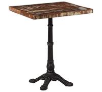 Vidaxl mesa de bistró de madera maciza reciclada 60x60x76 cm