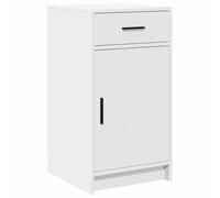 vidaXL Mesa de Buffet Blanco Contemporáneo con Amplio Almacenamiento y Acabado Suave | Construcción de Madera MDF Ideal para Uso en Comedor Muebles de Cabinet Libre de Pie Interior