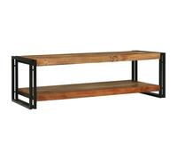 vidaXL Mesa de café de 120 x 50 x 38 cm de madera maciza de acacia
