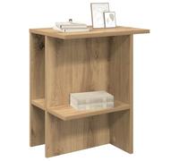 vidaXL Mesa de Café 2 pcs Roble Artesanal 40 x 30 x 49 cm, Mesa de café para Sala Moderna, diseño Minimalista, Madera Resistente, Almacenamiento en 2 Niveles, Espacio Amplio