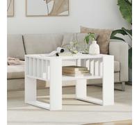vidaXL Mesa de Café 66 x 49,5 x Madera de ingeniería, Mesa de café para , diseño rectangular duradero, madera elaborada, multipropósito a nivel