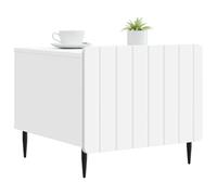vidaXL Mesa de Café con cajón 49 x 50 x 42 cm Madera de Ingeniería, Mesa de café Vintage Elegante, diseño Rectangular, Espacio de Almacenamiento, Toque Chic para tu Sala