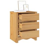 vidaXL Mesa de Café con cajón Drammen Roble 45 x 35 x 56 cm