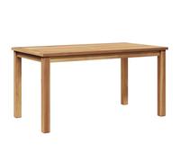 vidaXL Mesa de café Exterior 90 x 50 x 45,5 cm de Madera de Teca sólida, Resistente al Clima, con un Estilo Moderno, Patas Resistentes, y una Superficie Texturizada. Ideal para Jardines, Patios y TER