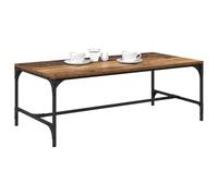 vidaXL Mesa de Café Madera Envejecida 100 x 50 x 35 cm, Mesa de café Moderna para Sala, decoración Minimalista, Pieza Central Funcional, Madera diseñada para tu hogar Stylish