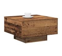 vidaXL Mesa de Café Madera Envejecida 55 x 55 x 31 cm