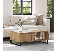 vidaXL Mesa de Café Mesa de Mesa de Almacenamiento Mesa de loft Mesa de café Mesa de Interior Mesa de café para el hogar Mesa Industrial Muebles Modernos Mesa Decorativa